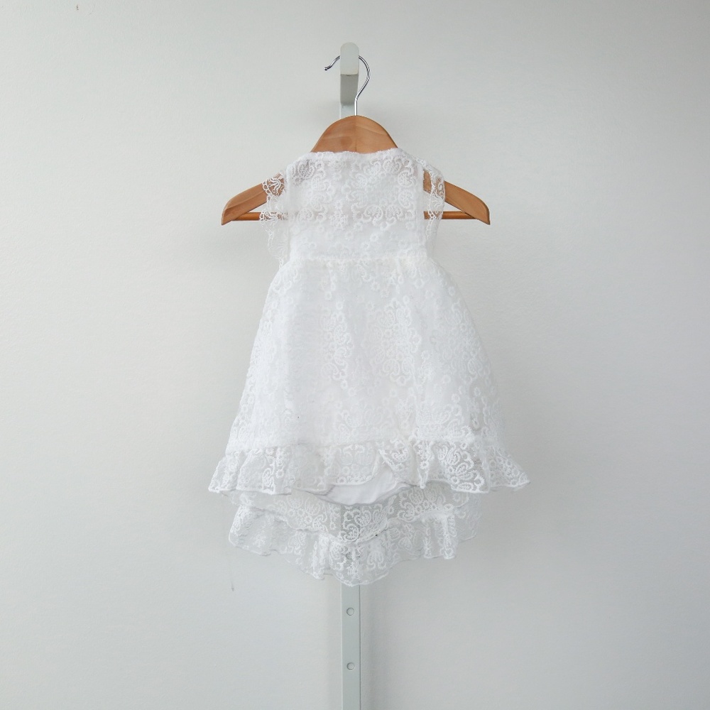 xiao.senlin Lace Halter Baby Romper